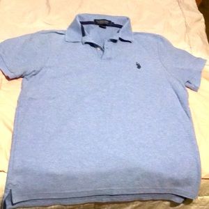 Mens US Polo ASSN light blue polo